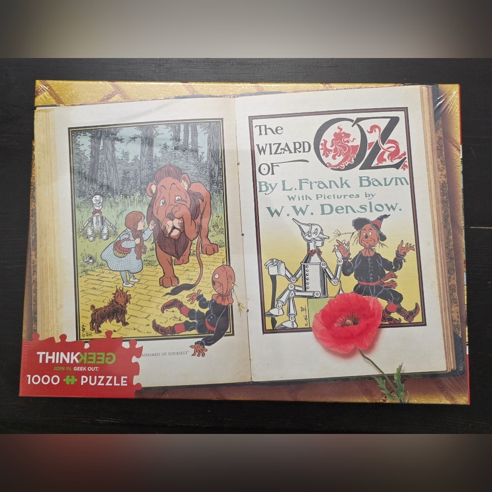 Wizard of Oz Cobble Hill Think Geek Puzzle 1000 Pieces New Sealed 26"x19"